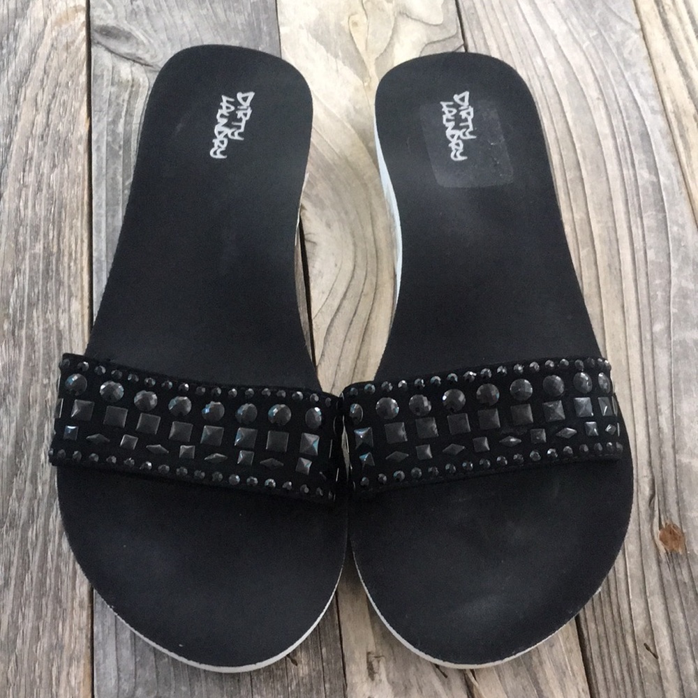 Wmns Dirty Laundry Slide Sandals as 9 great cond.